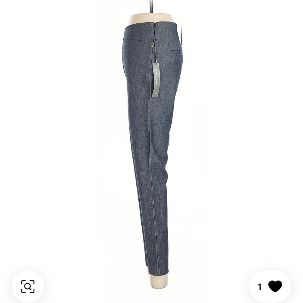 NWT Loft Ann Taylor High Waist Skinny Pants Petite Denim Look - Picture 4 of 11